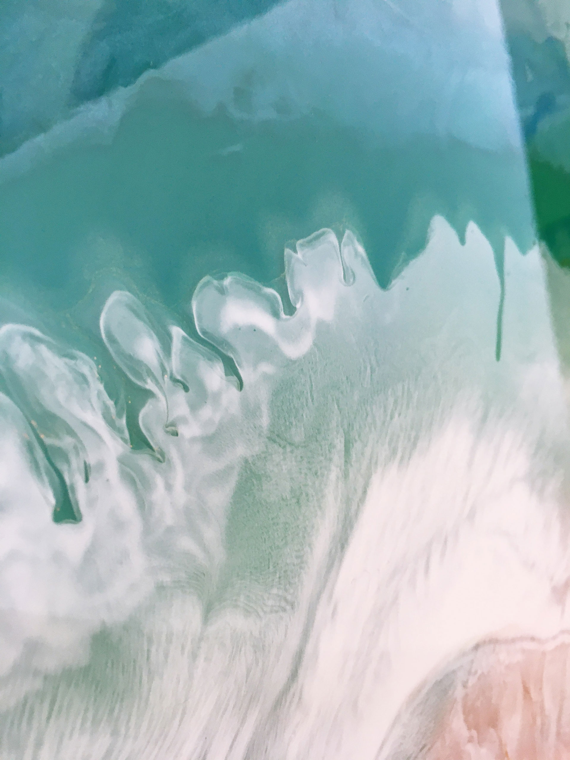 Dettaglio di ABSTRACT BEACH orologio in resina
