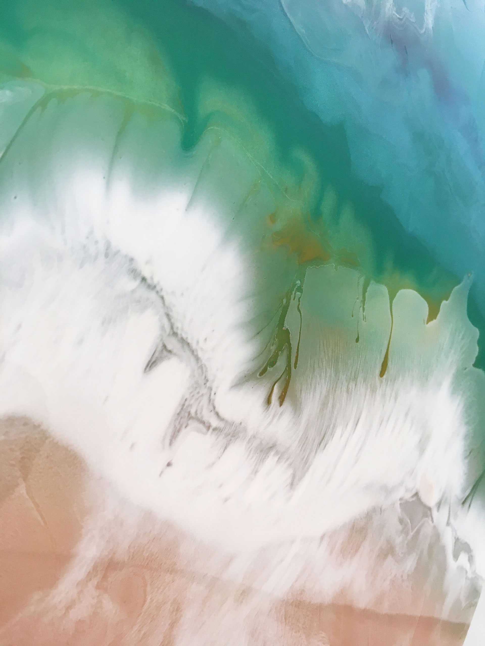 Dettaglio di ABSTRACT BEACH orologio in resina