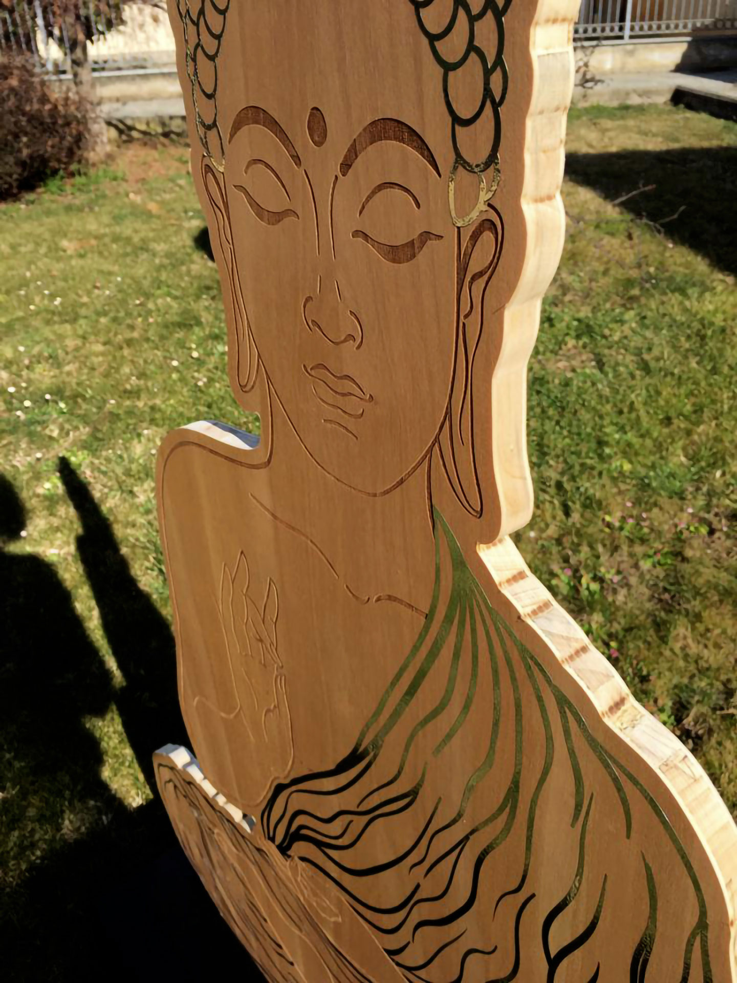 BUDDHA Prodotto di eccellenza di CreArtDesignItaly.com dettaglio viso