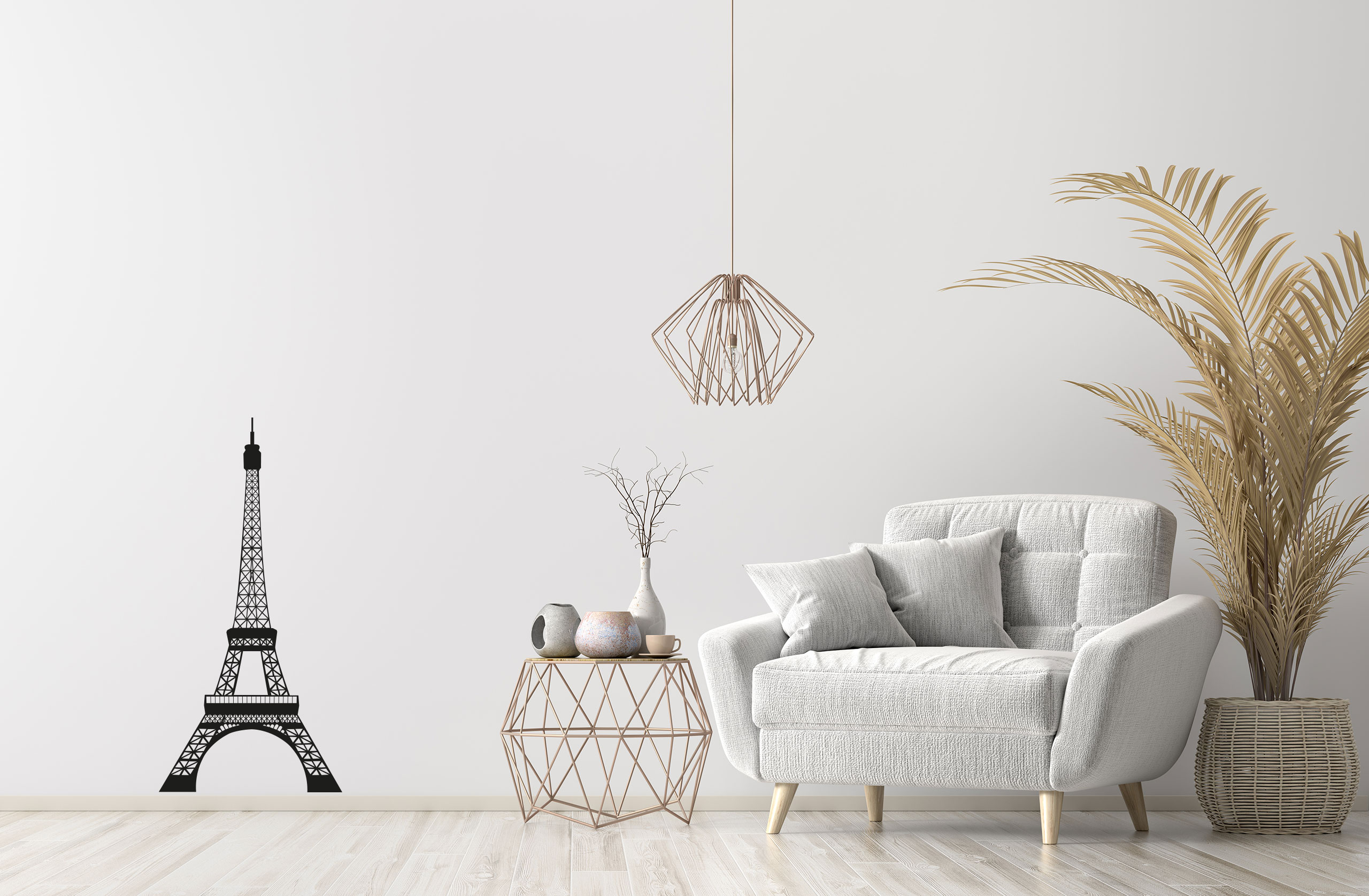 Adesivi da parete TORRE EIFFEL 50 x 100