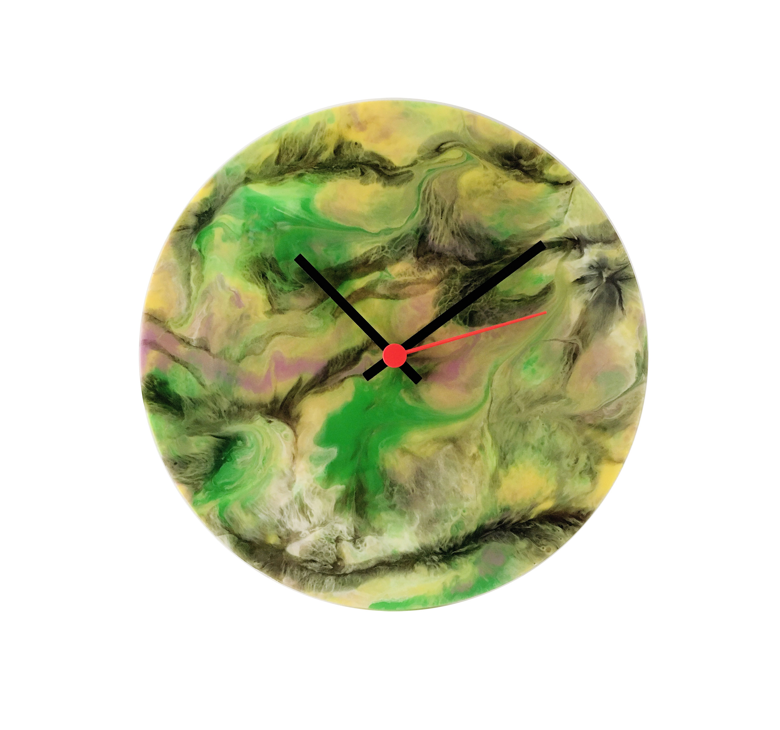 COLOR MIX orologio da parete in resina