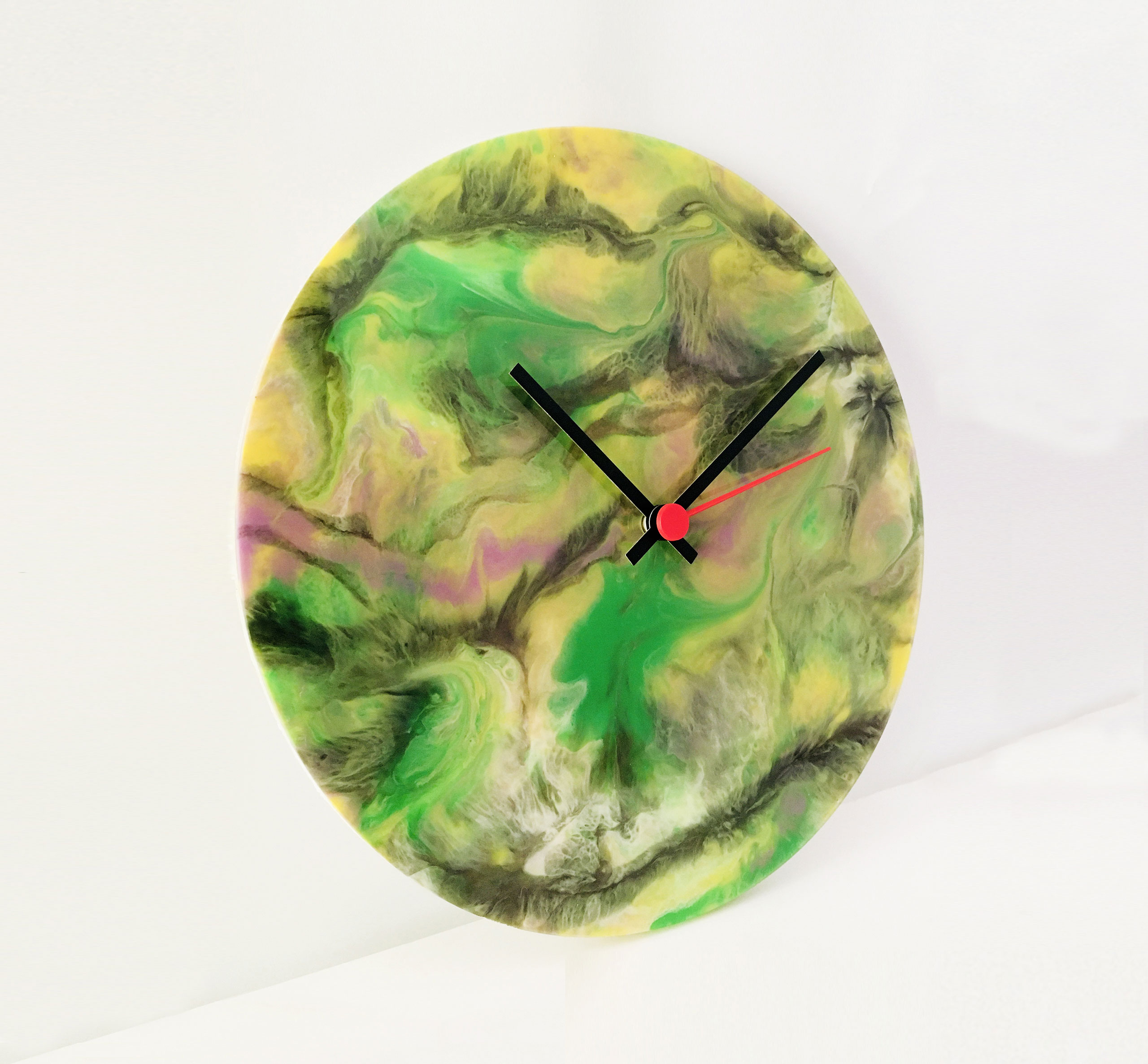 COLOR MIX orologio da parete in resina