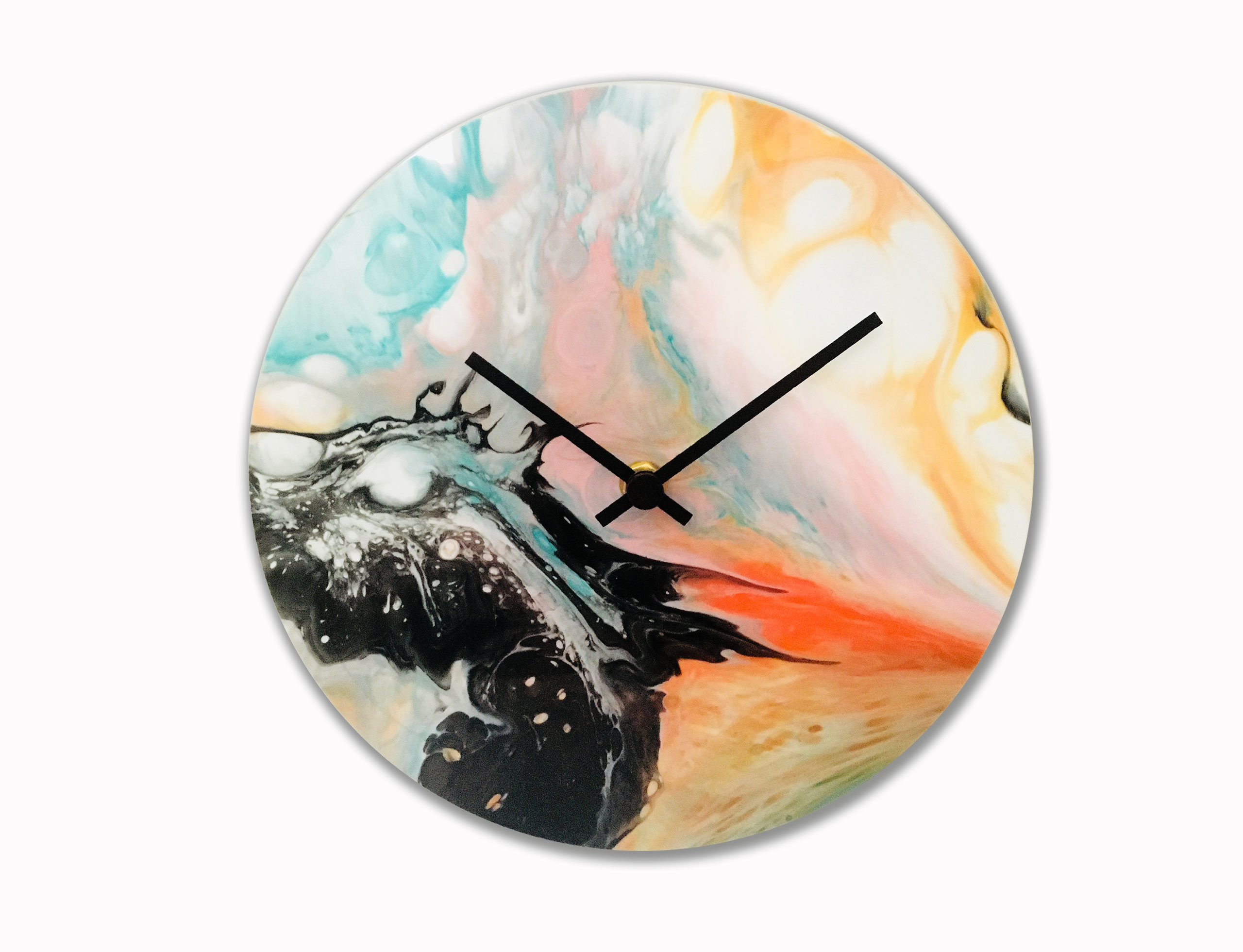 COLOR STAINS orologio da parete in resina